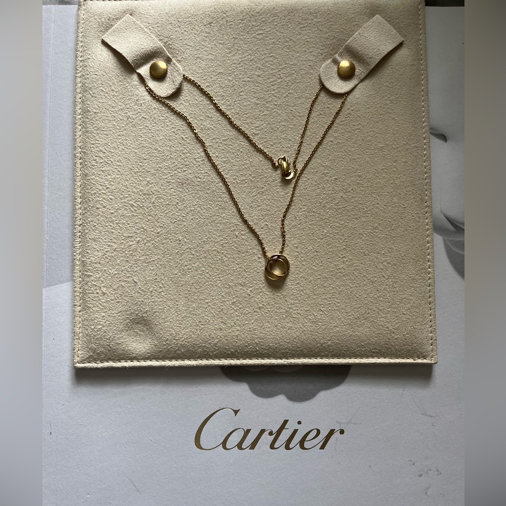 Authentic Cartier Trinity Earrings - image 2